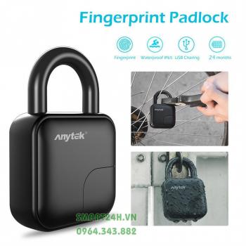 Khóa cửa vân tay Anytek SMT01 thông minh